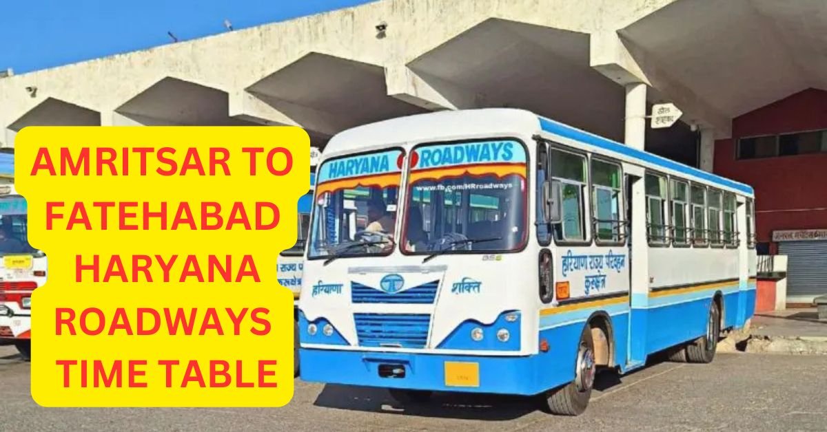 ALIGARH TO BHIWANI HARYANA ROADWAYS TIME TABLE 6 1