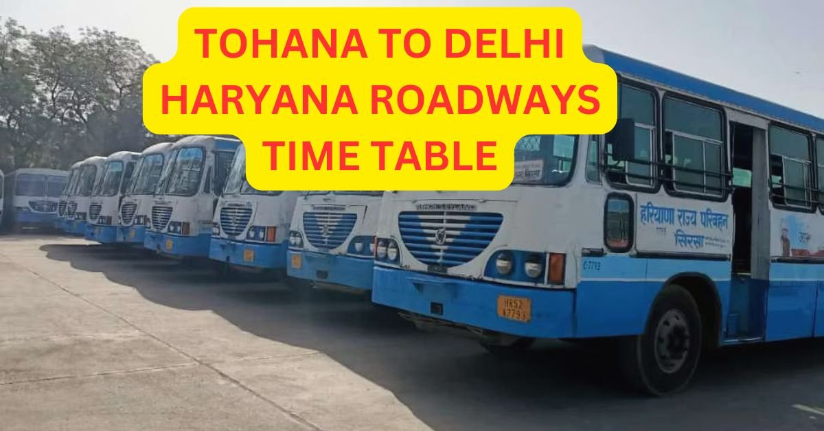ALWAR TO ROHTAK HARYANA ROADWAYS TIME TABLE 8