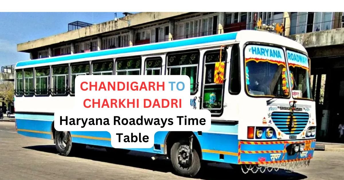 CHANDIGARH TO BHIWANI Haryana Roadways Time Table 1