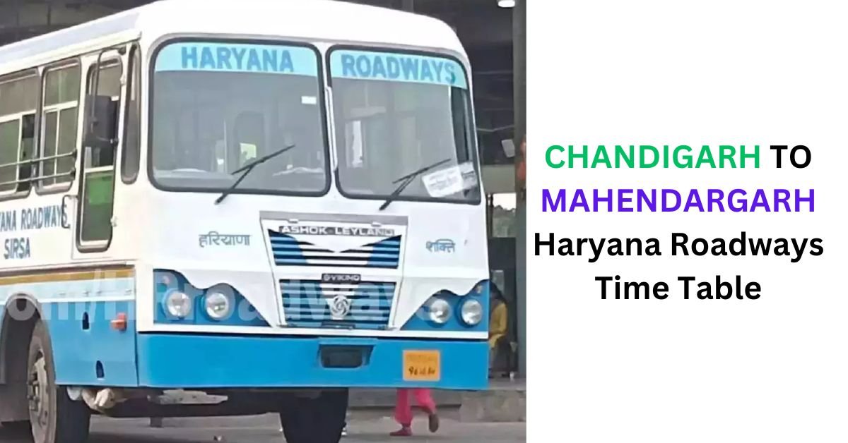 CHANDIGARH TO KAITHAL HARYANA ROADWAYS TIME TABLE 3