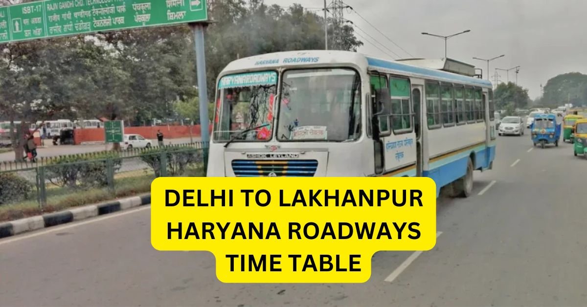 DELHI TO KHATUSHYAM HARYANA ROADWAYS TIME TABLE 1