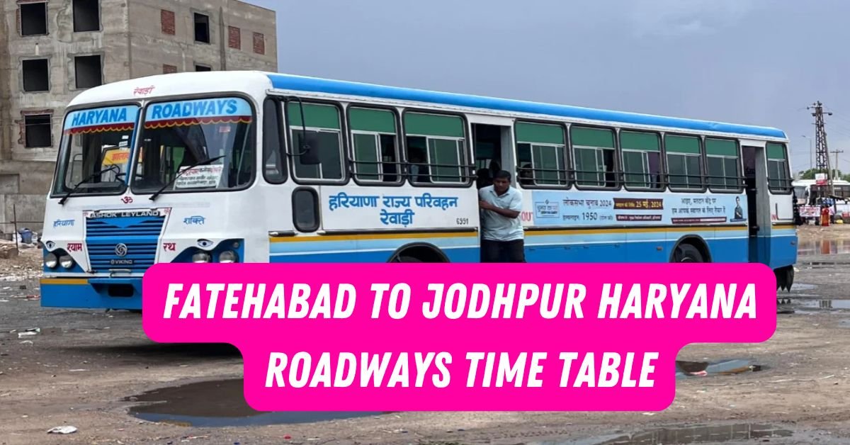 Fatehabad to Laxmangarh Haryana Roadways Time Table 1