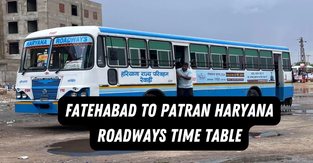 Fatehabad to Patran Haryana Roadways Time Table 1