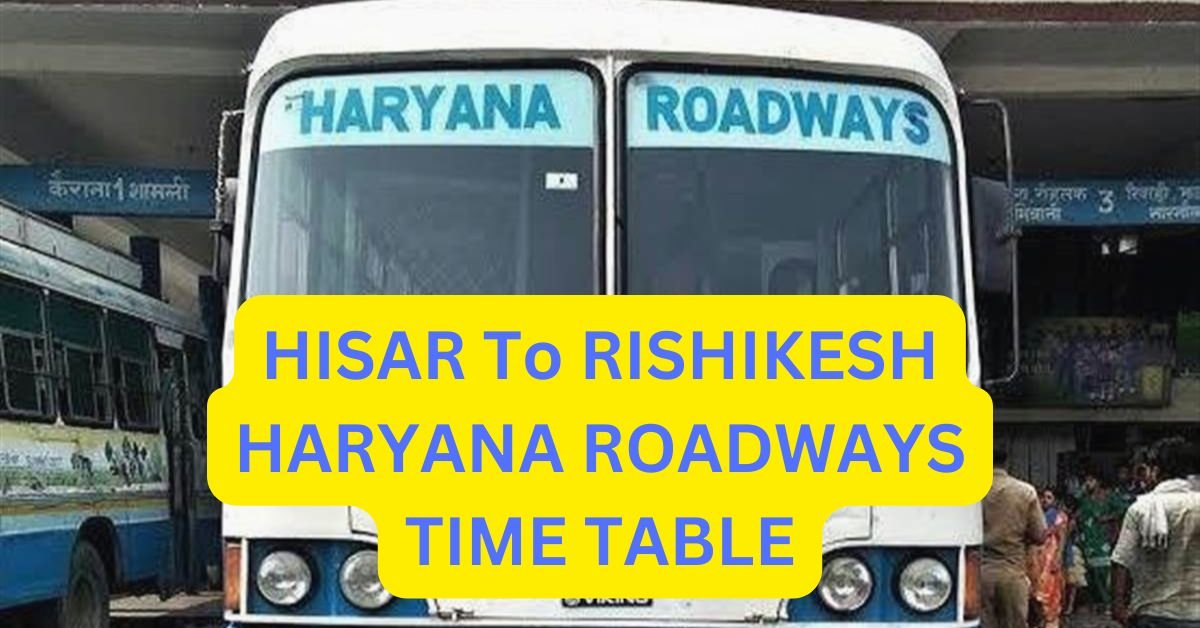 HISAR To AJMER HARYANA ROADWAYS TIME TABLE 14