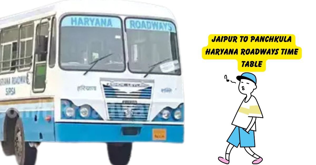 JAIPUR TO PALWAL Haryana Roadways Time Table 1