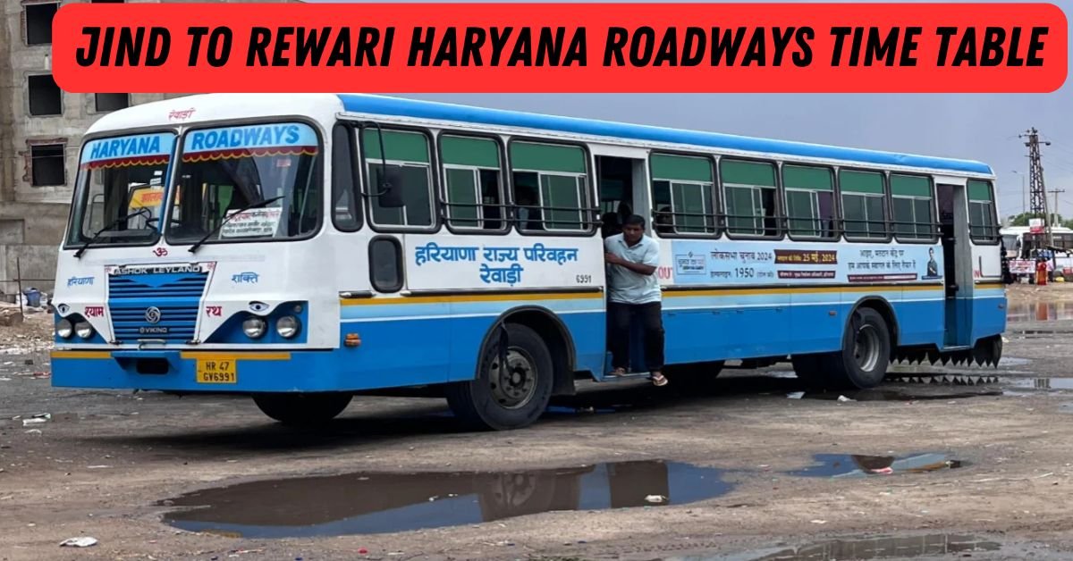 Jind to Rewari Haryana Roadways Time Table