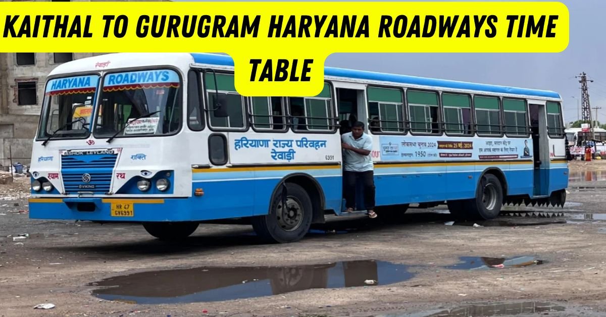 Kaithal to Gurugram Haryana Roadways Time Table