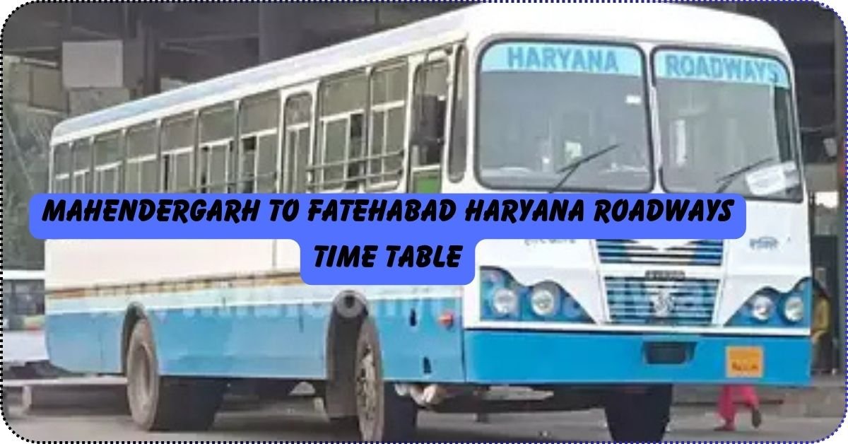 Mahendergarh to CHARKHI DADRI Haryana Roadways Time Table 2