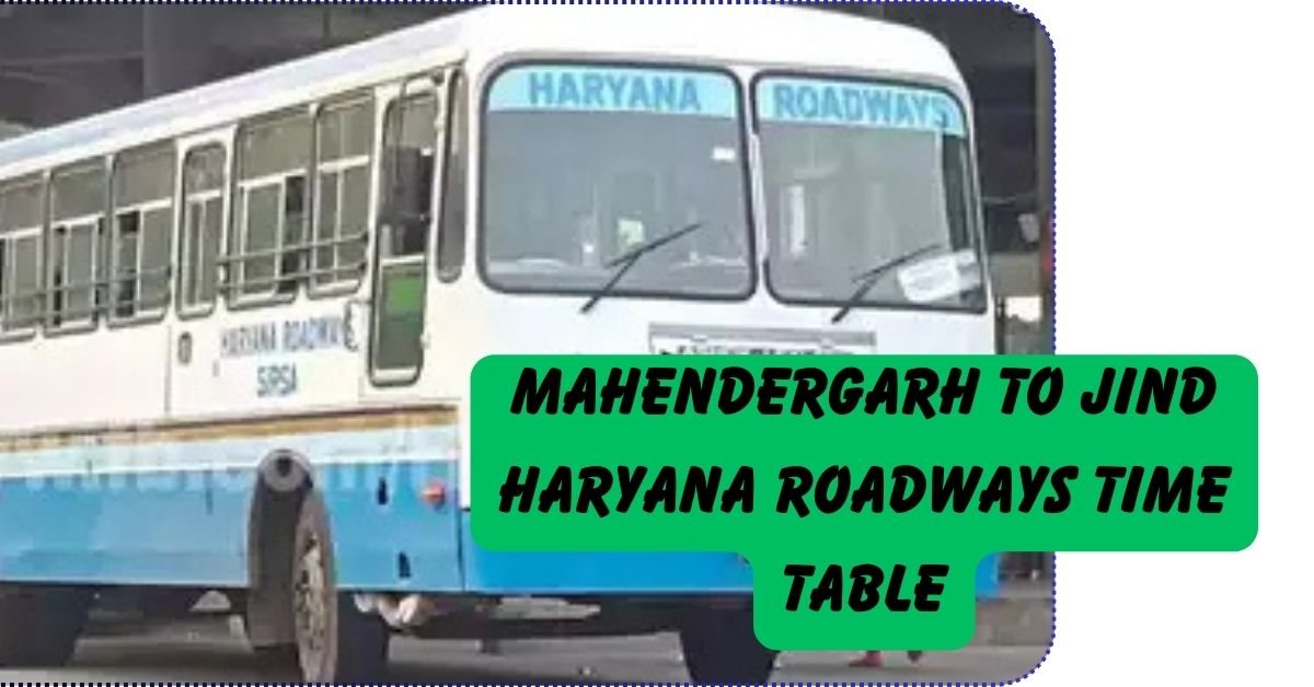 Mahendergarh to Jhajjar Haryana Roadways Time Table 1