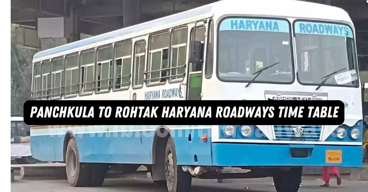 Panchkula to Jind Haryana Roadways Time Table 1