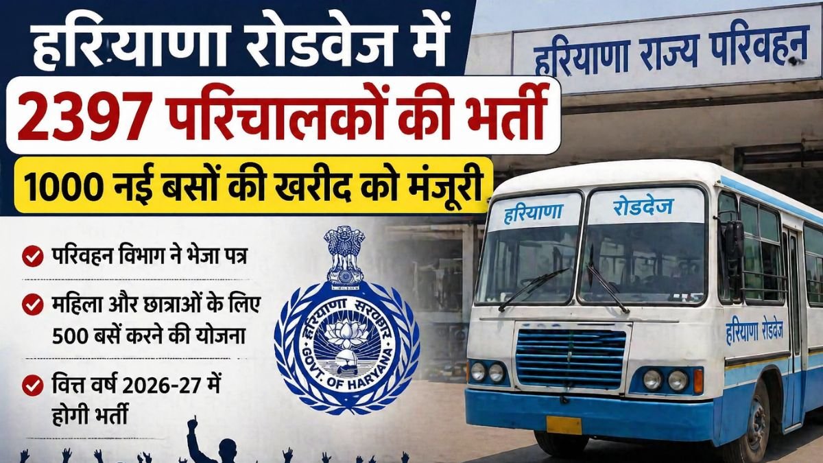 Haryana roadways conductor vacancy 2026