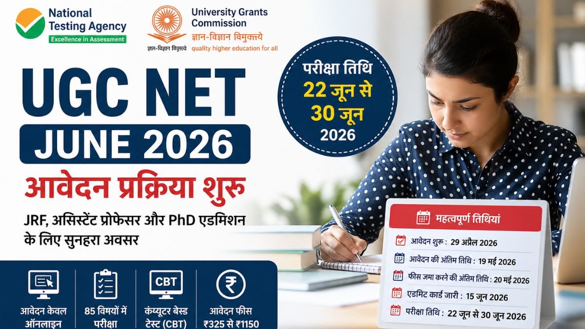 UGC NET June 2026 application online apply