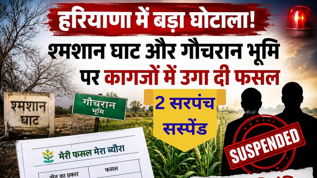 Haryana News Karnal Sarpanch suspended Ampur Village Sambhli